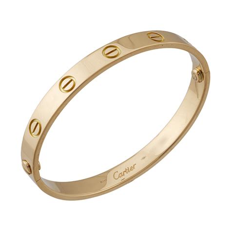 gold Cartier love bracelet cost